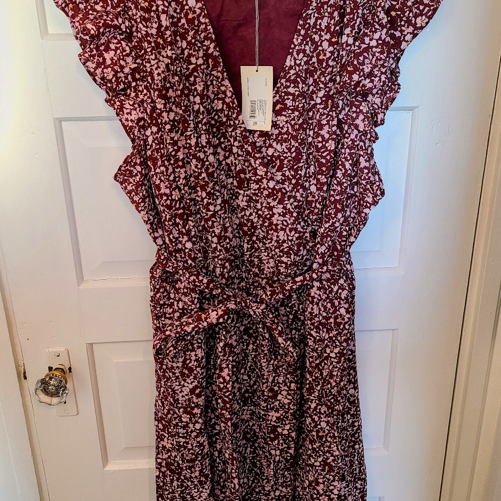 Flowy floral dress